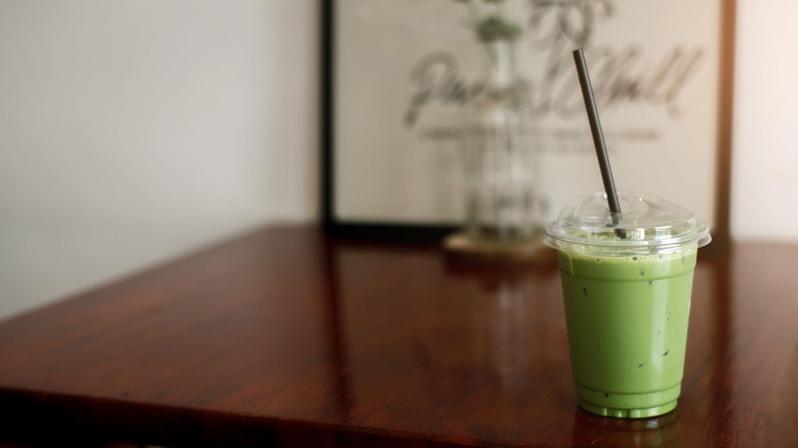 Matcha servi au studio